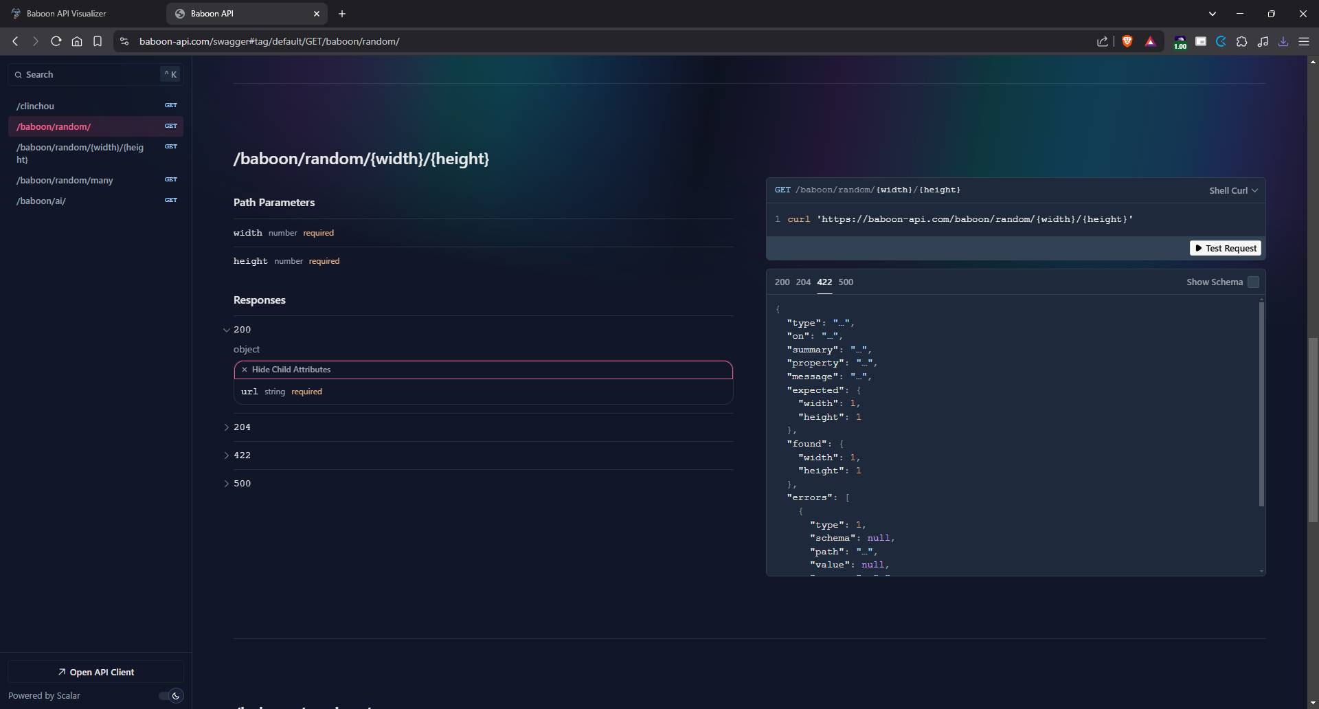Baboon API